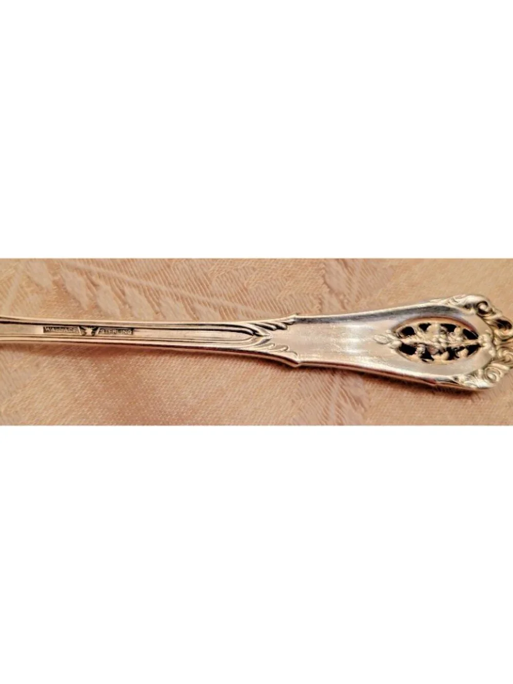 Wallace Rose Point Sterling Silver 5 Piece Place Setting Flatware No Monogram
